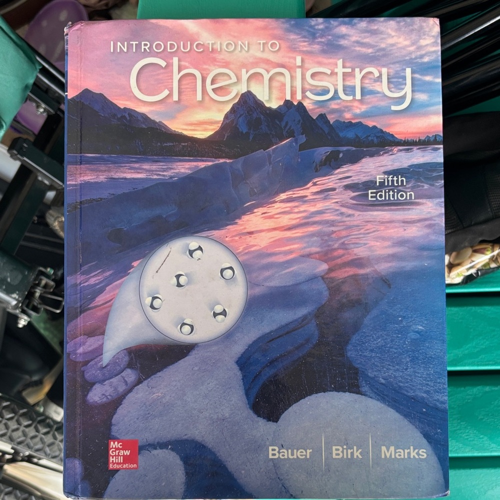 Introduction to Chemistry - Fifth Edition Textbook (Blue/Purple Sunset Cover)